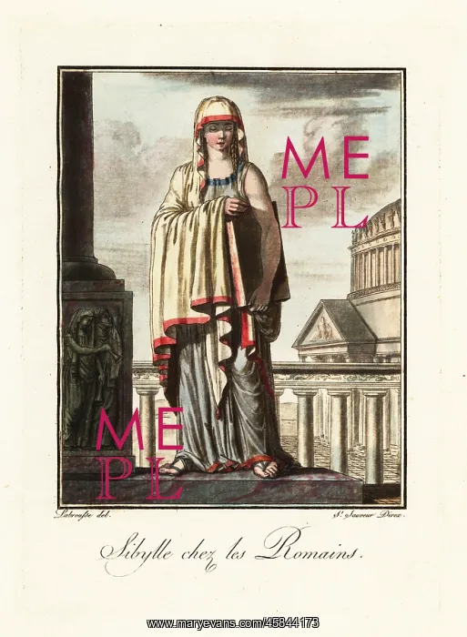 : Sibyl, an oracle or prophetess, ancient Rome : Sibyl, an oracle or prophetess, ancient Rome