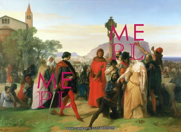 : Sicilian Vespers, by Francesco Hayez : Sicilian Vespers, by Francesco Hayez