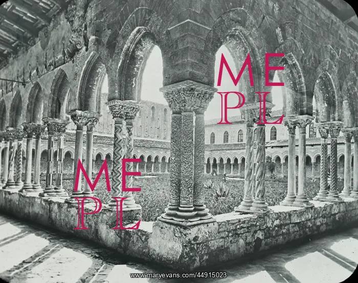 : Sicily - Benedictine Cloisters at Monreale : Sicily - Benedictine Cloisters at Monreale