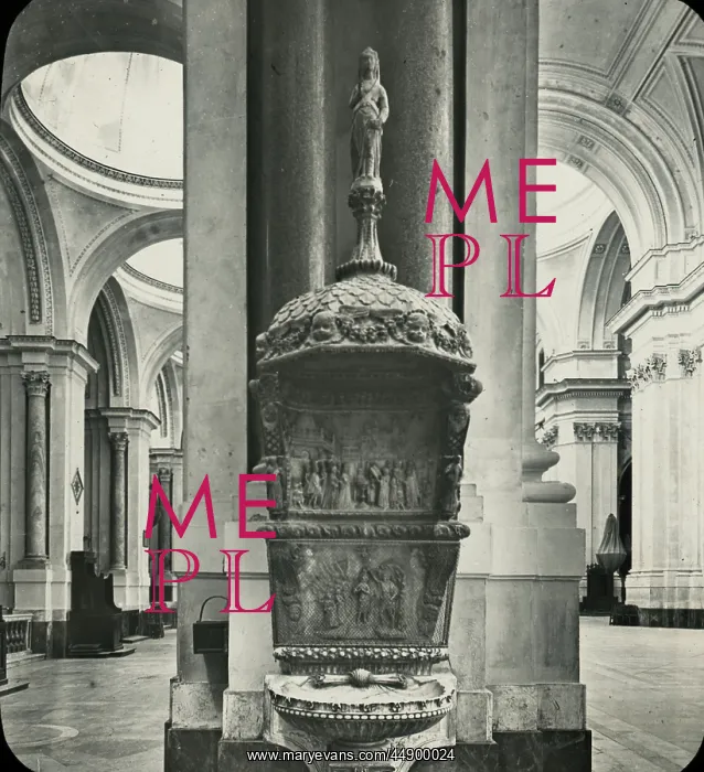 : Sicily - Palermo Cathedral Water Font : Sicily - Palermo Cathedral Water Font