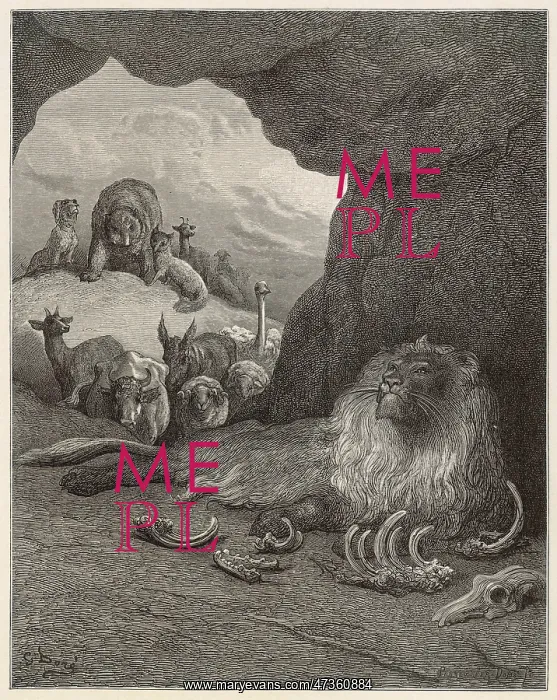 : The Sick Lion - the Fox : The Sick Lion - the Fox