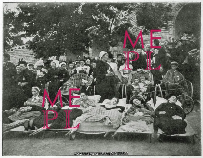 : SICK PILGRIMS, 1890S : SICK PILGRIMS, 1890S