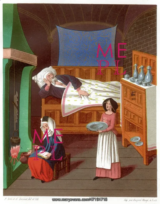 : SICKBED SCENE (1470) : SICKBED SCENE (1470)