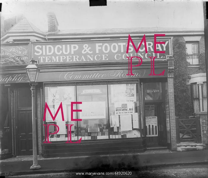 : Sidcup & Foots Cray Temperance Council, High Street, Sidcup : Sidcup & Foots Cray Temperance Council, High Street, Sidcup