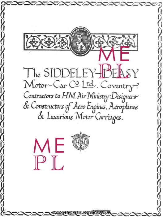  : Siddeley-Deasy Aero Engines & Aircraft
