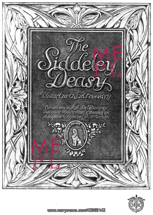 : The Siddeley-Deasy Motor Car Co Coventry : The Siddeley-Deasy Motor Car Co Coventry