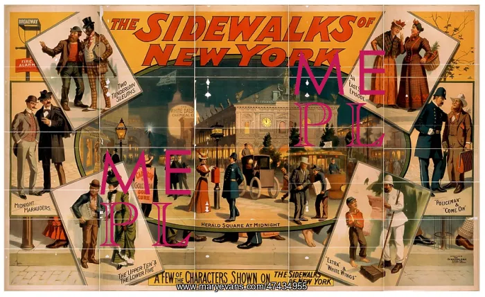  : The sidewalks of New York