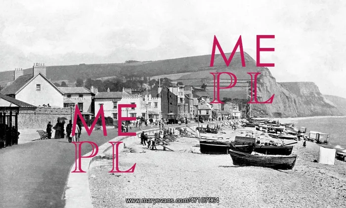  : Sidmouth Beach early 1900s