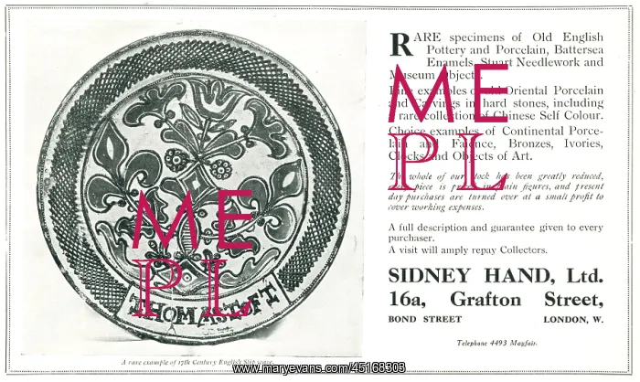 : Sidney Hand Advertisement : Sidney Hand Advertisement