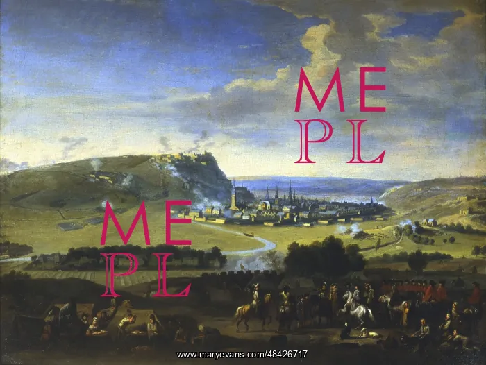 : The Siege of Namur. Scene before the final attack : The Siege of Namur. Scene before the final attack