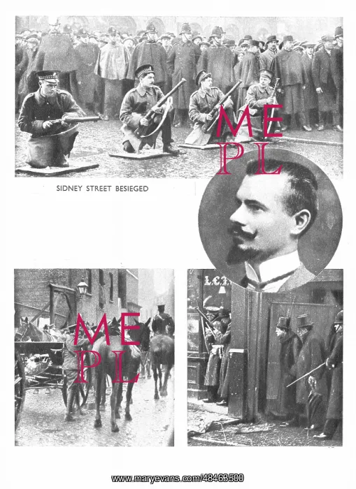 : Siege of Sidney Street, Stepney, Lodon, 3 January