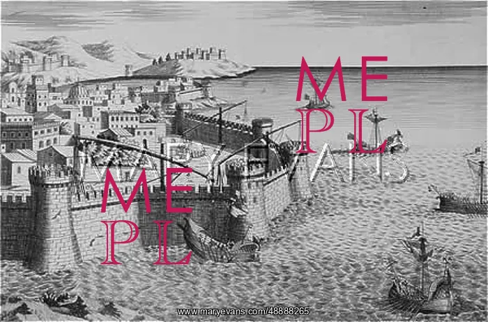 : SIEGE OF TOWN FROM SEA : SIEGE OF TOWN FROM SEA