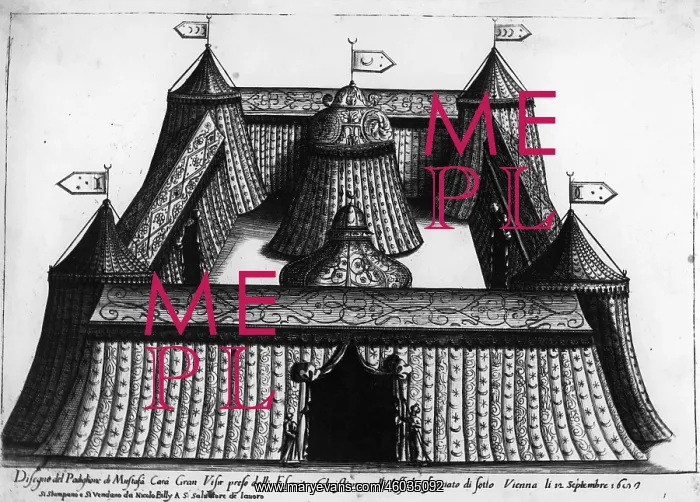  : Siege of Vienna: tent of Kara Mustapha