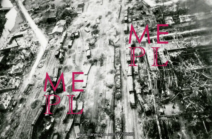 : Siegen, Germany, bomb damage to the railway yards : Siegen, Germany, bomb damage to the railway yards