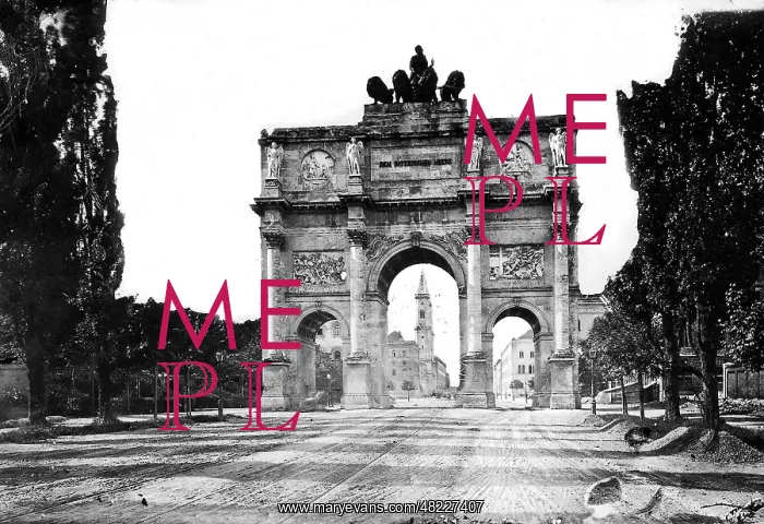 : The Siegestor in Munich : The Siegestor in Munich
