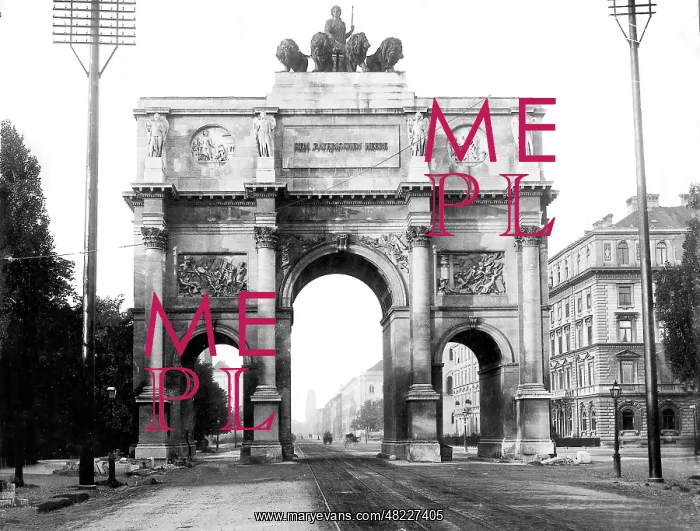 : Siegestor (Victory Gate) in Munich : Siegestor (Victory Gate) in Munich