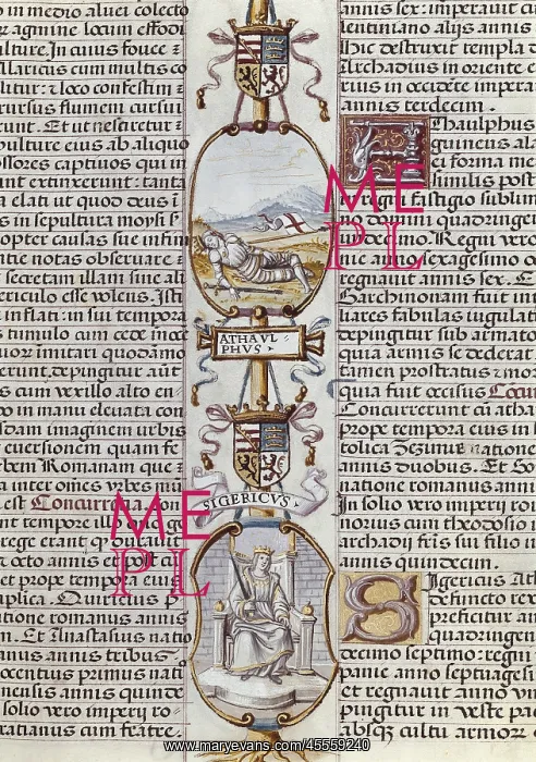 : SIGERICO ( -415); ATAULPHUS ( -415). Visigothic : SIGERICO ( -415); ATAULPHUS ( -415). Visigothic