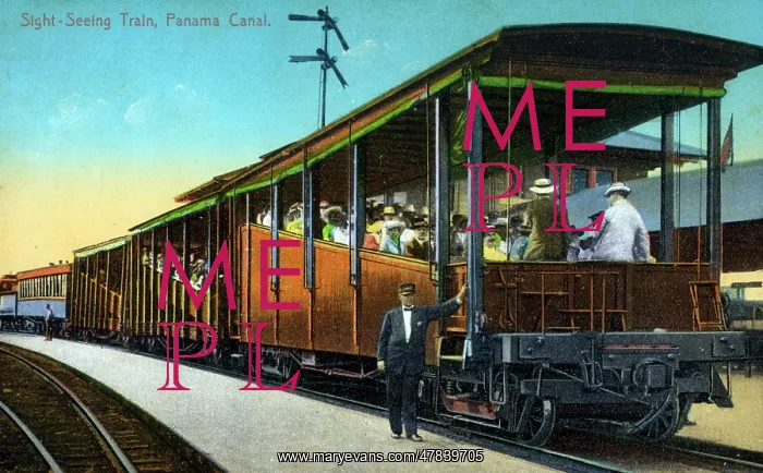 : Sight-seeing Train - Panama Canal : Sight-seeing Train - Panama Canal
