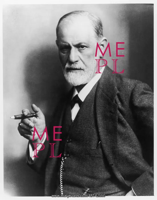 : Sigmund Freud with Cigar : Sigmund Freud with Cigar