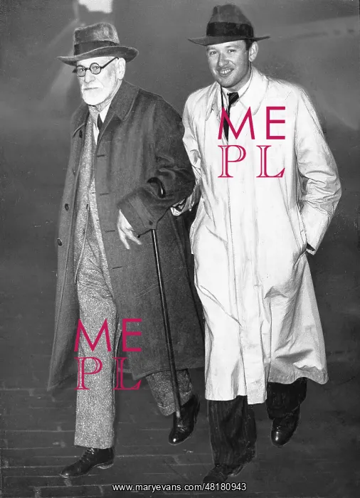 : Sigmund Freud going into exile, 1938 : Sigmund Freud going into exile, 1938
