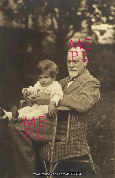 : Sigmund Freud with his grandson, Stephen : Sigmund Freud with his grandson, Stephen