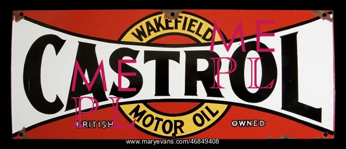 : Sign for Castrol Motor Oil : Sign for Castrol Motor Oil