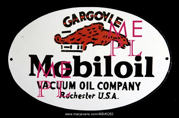 : Sign for Mobiloil : Sign for Mobiloil