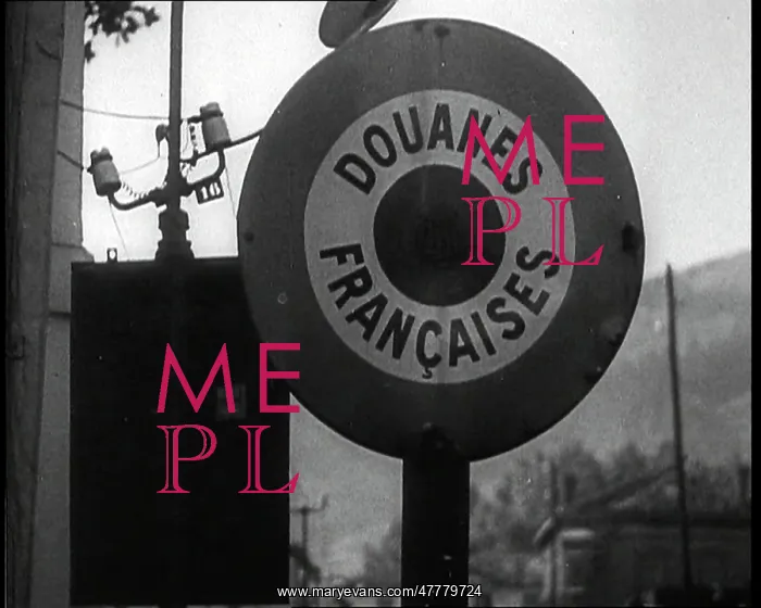 : A Sign Reading - Douanes Francaises : A Sign Reading - Douanes Francaises