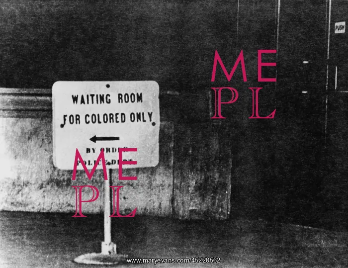 : Sign reading waiting room for colored only, ? : Sign reading waiting room for colored only, ?