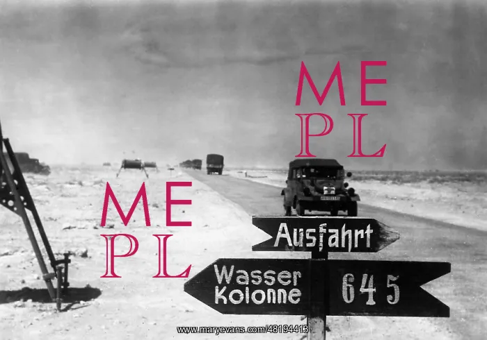 : Sign to the water column, 1941 : Sign to the water column, 1941