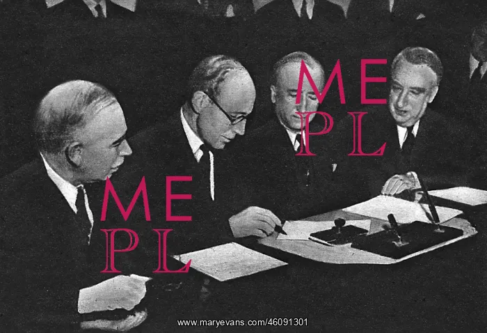 : Signing of Anglo-US loan agreement : Signing of Anglo-US loan agreement