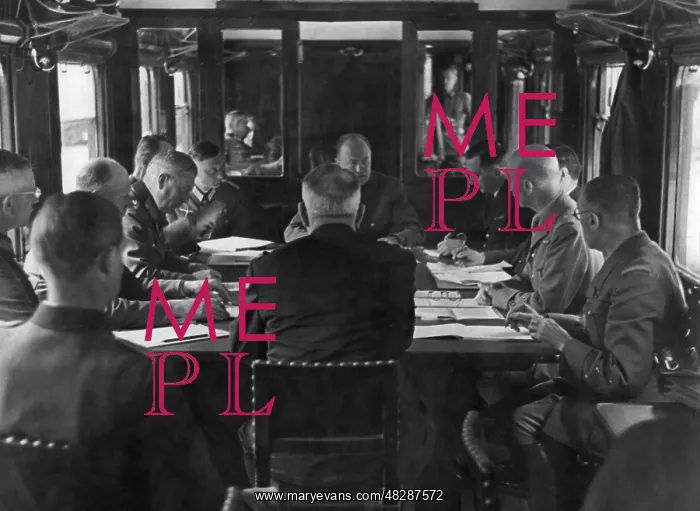 : Signing of the armistice at CompiEugne, 1940 : Signing of the armistice at CompiEugne, 1940
