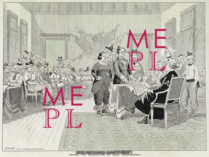 : Signing the declaration of their independence : Signing the declaration of their independence