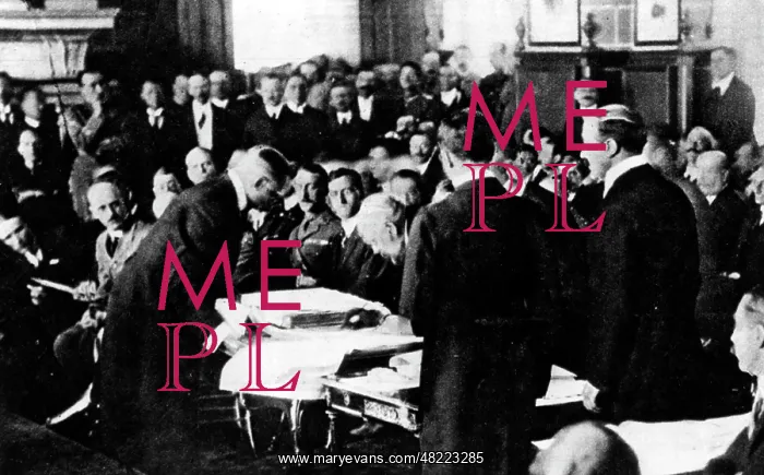 : Signing of the Edict of Saint-Germain-en-Laye, 1919 : Signing of the Edict of Saint-Germain-en-Laye, 1919