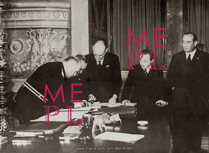 : Signing of the Roemische Protokolle : Signing of the Roemische Protokolle