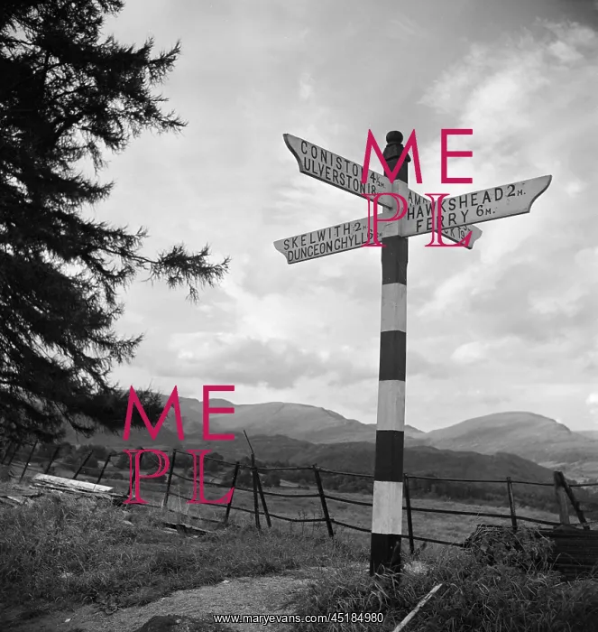 : Signpost In Cumbria : Signpost In Cumbria