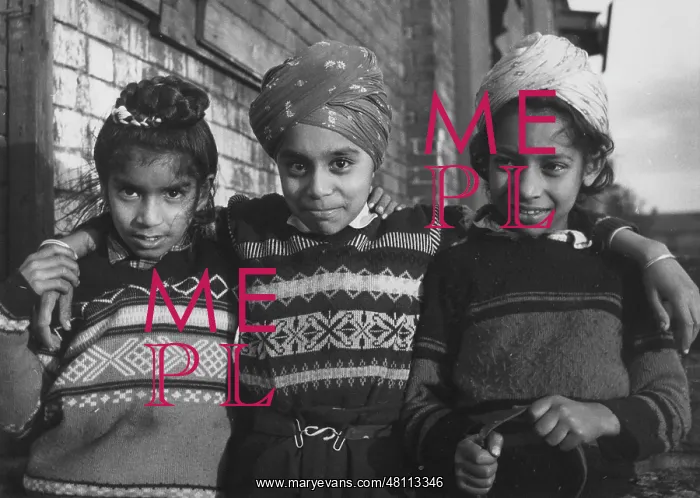 : Three Sikh boys : Three Sikh boys