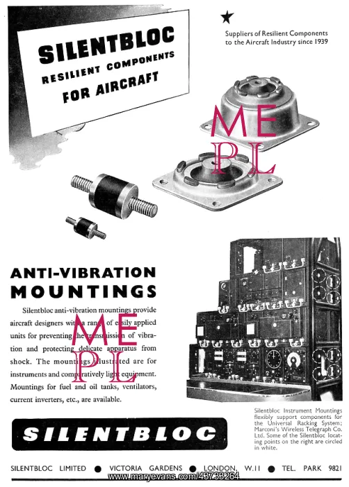: Silentbloc Anti Vibration Mountings : Silentbloc Anti Vibration Mountings