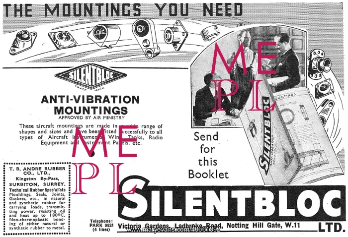 : Silentbloc Anti Vibration Mountings For Aircraft : Silentbloc Anti Vibration Mountings For Aircraft
