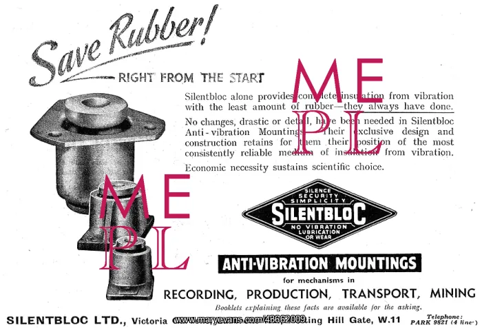 : Silentbloc - Silentbloc Anti Vibration : Silentbloc - Silentbloc Anti Vibration