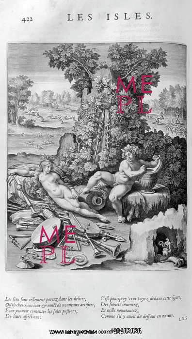 : Silenus. a plate from Les Images Ou Tableaux De : Silenus. a plate from Les Images Ou Tableaux De