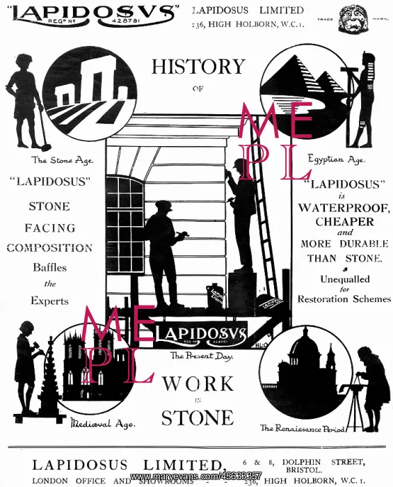 : Silhouette advertisement for Lapidosus Limited : Silhouette advertisement for Lapidosus Limited