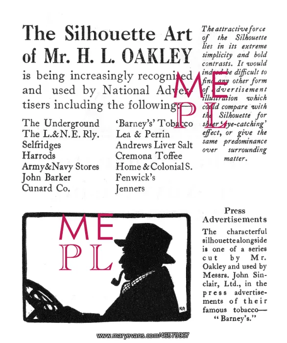 : The Silhouette Art of H. L. Oakley : The Silhouette Art of H. L. Oakley