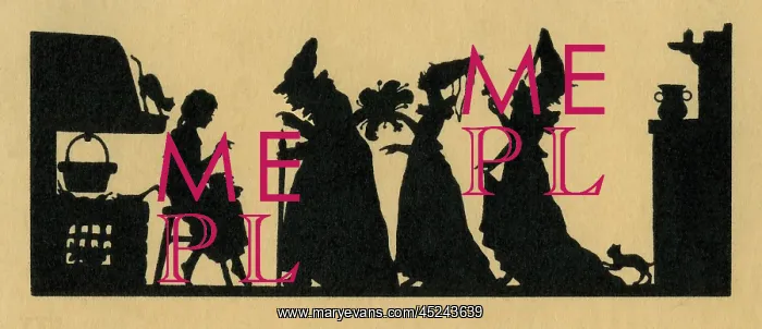 : Silhouette. Cinderella : Silhouette. Cinderella