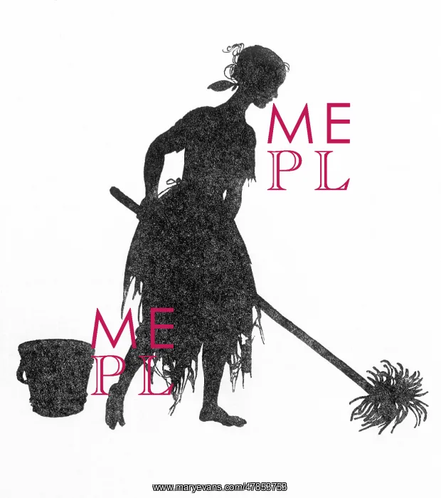 : Silhouette of Cinderella : Silhouette of Cinderella