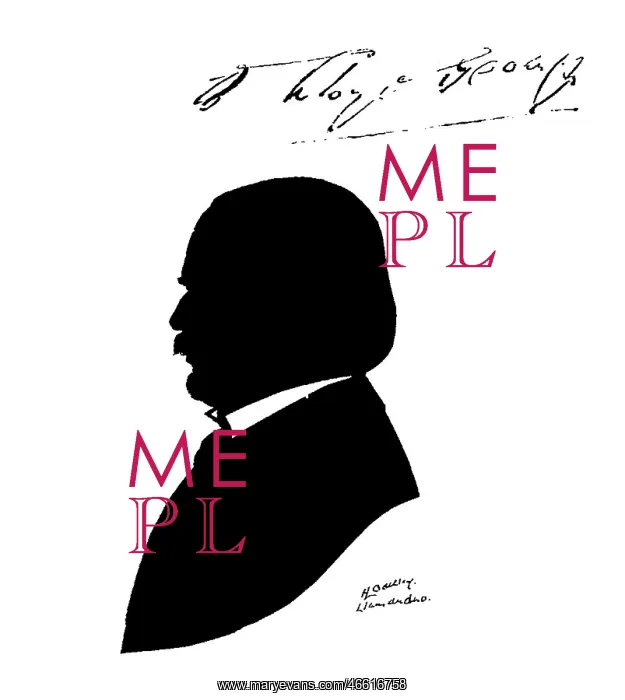 : Silhouette of David Lloyd George : Silhouette of David Lloyd George