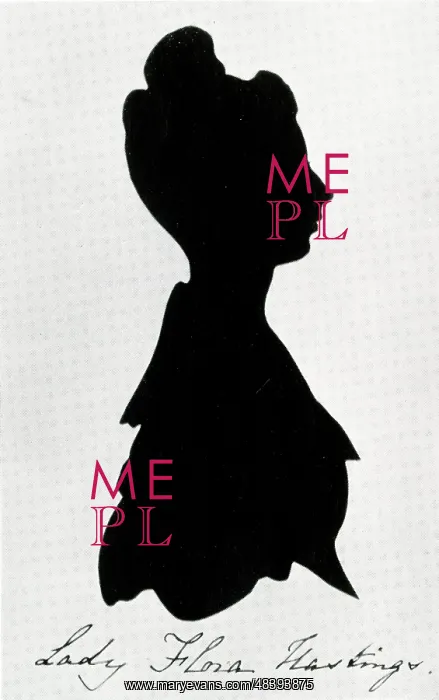 : Silhouette, Lady Flora Hastings : Silhouette, Lady Flora Hastings