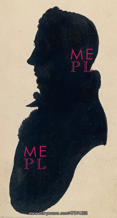  : SILHOUETTE  /  MAN C.1820