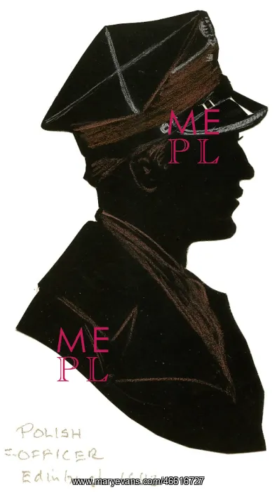  : Silhouette of a Polish officer