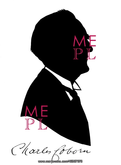 : Silhouette portrait of Charles Coborn, music hall performer : Silhouette portrait of Charles Coborn, music hall performer